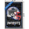 Trends International NFL New England Patriots - Neon Helmet 23 Framed Wall Poster Prints - 3 of 4