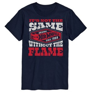 Men's - Hot Wheels - Its Not The Same Without Flame- Men's Short Sleeve T-Shirt Short Sleeve Graphic T-Shirt - 1 of 4