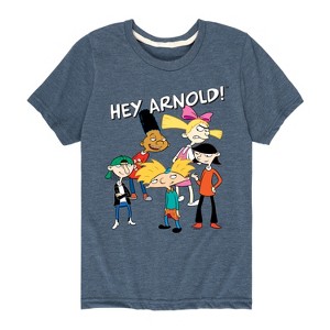 Boys' - Hey Arnold! - Group Shot Short Sleeve Graphic T-Shirt - 1 of 4