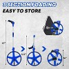 SILVEL 12 Inch Measuring Wheel, MAX9999FT Measuring Wheel in Feet and Inches, One key to Zero Rolling Tape Measuring Wheels, Blue - 2 of 4