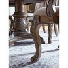 Set of 2 Charmond Dining Upholstered Armchair Brown - Signature Design by Ashley: Elegant Traditional Style, Button-Tufted, Wood Legs - 3 of 4