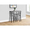 NicBex 3-Piece Storage Oval Dining Table Set & Backrest Chairs for Kitchen,Dining Room,Restaurant,Modern Dinette Set with Metal Frame - 2 of 4