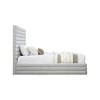 Meridian Furniture,Maxwell Linen Textured Fabric Bed - 3 of 4