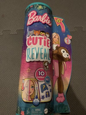 Barbie Cutie Reveal Jungle Series Monkey - January 2023 by MATTEL