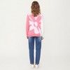 Anna-Kaci Women's Bold Graphic Floral Pattern Knit Sweater with Soft Crew Neckline and Relaxed Long Sleeve Pullover Fit - 4 of 4