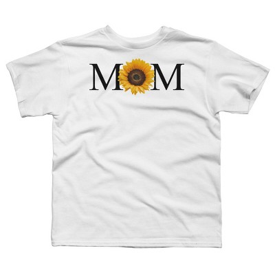 Boy's Design By Humans Mother's Day Sunflower Mom By FridayFusion T-Shirt