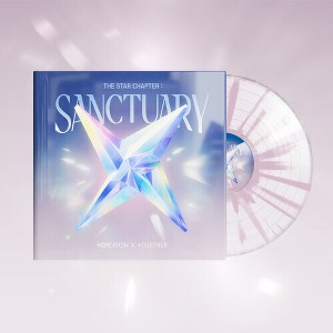 TOMORROW X TOGETHER - The Star Chapter: SANCTUARY (Clear Vinyl Purple Splatter Sticker Poster with Book) - 1 of 1
