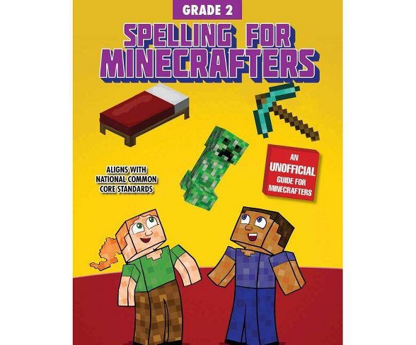 Spelling for Minecrafters: Grade 2 - by  Press Sky Pony (Paperback)