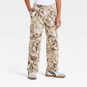 Boys' Active Comfort Fleece Cargo Pants - All In Motion™ M : Target