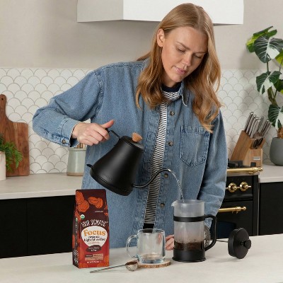 Four Sigmatic Organic High Caffeine Dark Roast Ground Coffee with Lion's Mane Mushroom and Yacon - 10oz
