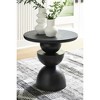 Signature Design by Ashley Kurtson Accent Table - Bronze-Tone Metal Finish, Modern Industrial Design - 2 of 4