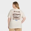 Women's Ford 66 Wild West Short Sleeve Graphic T-Shirt - Ivory - 2 of 3