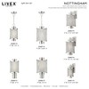 Livex Lighting Nottingham 1 - Light Post Light in  Brushed Nickel - 3 of 4