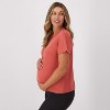 Hanes Maternity Women's Short Sleeve T-Shirt - 2 of 4