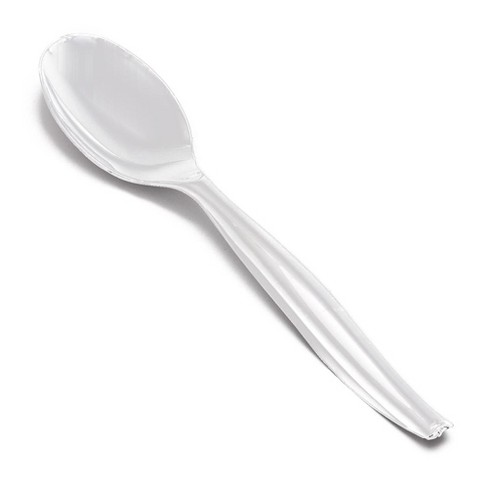 Smarty Had A Party Clear Disposable Plastic Serving Spoons (150 Spoons) - image 1 of 2