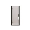 ONWITH 32 in. to 34 in. W x 72 in. H Pivot Hinged Swing Frameless Shower Door in Black with Clear Glass - 4 of 4