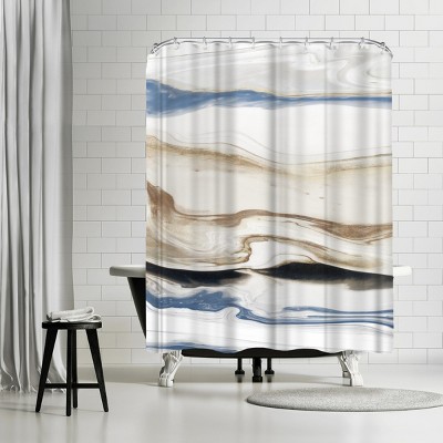 Americanflat Synthesis Ii by Pi Creative Art Shower Curtain