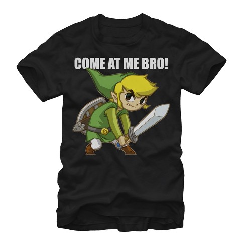 Men's Nintendo Legend of Zelda Link Bro T-Shirt - Black - 2X Large