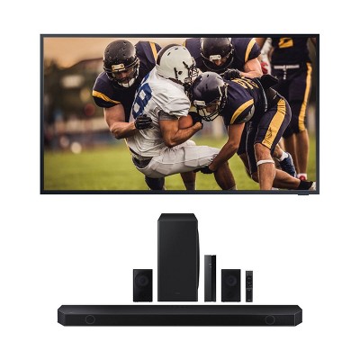 Samsung QN65LST7TA 65" The Terrace QLED 4K UHD Outdoor Smart TV with HW-Q910B 9.1.2ch Soundbar with Dolby Atmos & DTS:X (2022)