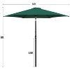 Yaheetech 10FT Patio Umbrella Market Umbrella with Push Button Tilt and Crank - 3 of 4