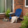 Okak Outdoor Adirondack Chair with Slat Back and Seat, Outdoor Accent Chair with Wide Armrests, Porch Chairs for Garden, Backyard, Patio - 3 of 4