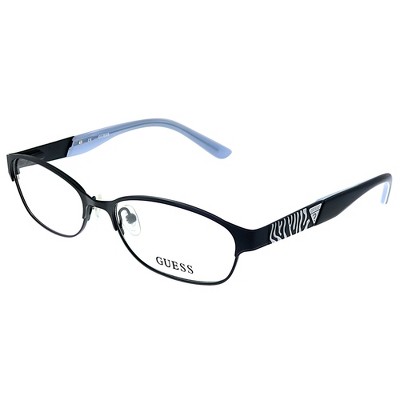 Guess GU 2353 BLK Unisex Rectangle Eyeglasses Black 53mm