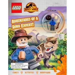 Lego Jurassic World: Adventures of a Dino Expert! - (Activity Book with Minifigure) by  Ameet Publishing (Paperback) - 1 of 4