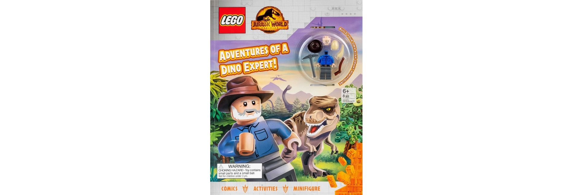 Lego Jurassic World: Adventures of a Dino Expert! - (Activity Book with Minifigure) by  Ameet Publishing (Paperback)