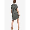 ellos Plus Size Button Front Linen Shirtdress - 4 of 4