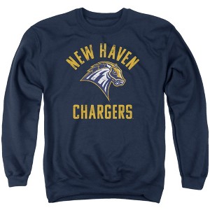 University of New Haven Official Unh Chargers Logo Adult Crewneck Sweatshirt - 1 of 4