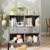 Large Kids Toy Storage Organizer, Children Wood Bookcase and Bookshelf, 3-Tier Toy Storage Cabinet - 4 of 4