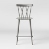 Set of 2 Becket Metal X Back Counter Height Barstool - Project 62™ - image 3 of 4