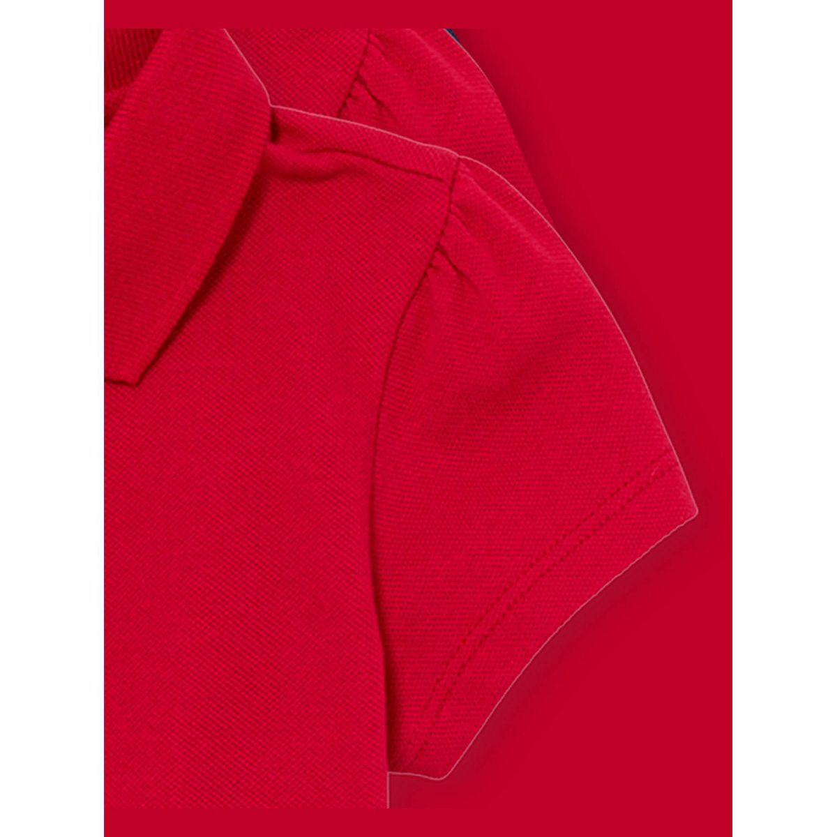 The Children's Place Toddler Girls Short Sleeve Uniform Ruffle Pique Polo 4-Pack - thumbnail 8