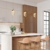 LNC Aeyilana 1-Lights 3.6" Luxury and Glam Loop Resin Integrated LED Crytal Mini Pendant  Lights, Gold - 4 of 4