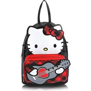Hello Kitty Girl’s 10 inch Faux Leather Kawaii Fashion Mini Backpack