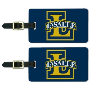 La Salle University Primary Logo Luggage ID Tags Suitcase CarryOn Cards  Set of 2 - 1 of 4