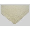 Natural Woven Rectangular Braided Outdoor Rug Heathered Cream - Threshold™ - 2 of 4