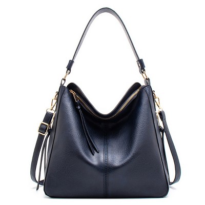 Boersma Women’s Hobo Bag – Large Capacity Faux Leather Shoulder Tote, Fashion Crossbody Handbag for Work, Shopping & Daily Use