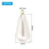 Unique Bargains Metal Bulk Elegant DIY Crafts Jewelry Making Pearl Pendant 50 Pcs - 2 of 4