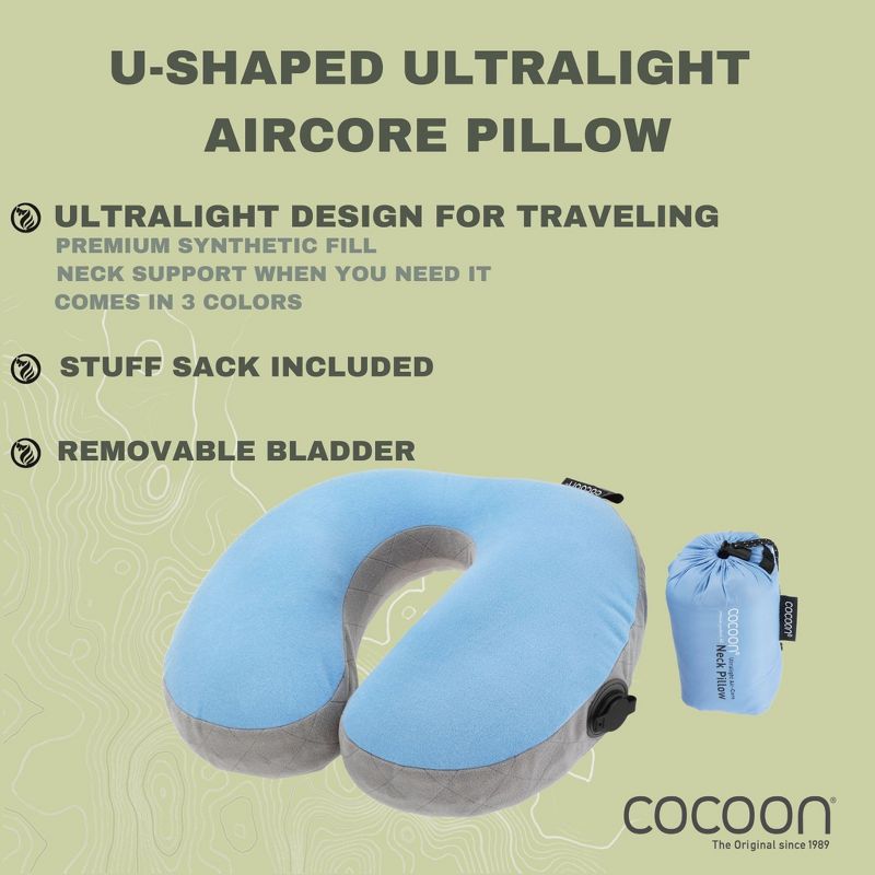 COCOON - Premium - Ergo AirCore Pillow Ultralight U Shaped, 2 of 4