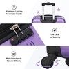 YONWAY 3 Piece Luggage sets, Expandable Lightweight Suitcase, Hardshell Suitcase with TSA Lock Spinner Wheels, 20" 24" 28" Luggage - 4 of 4