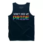 Design By Humans Won't Hide My Pride Rainbow By machmigo Tank Top