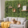 Pack of Plant Wall Panels 50 x 50 cm, 3D Panel Fern Artificial Plant Wall for Indoor Outdoor Privacy and Decorative Greenery Screen - 3 of 4