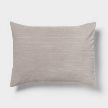 Standard Corduroy Plush Comforter Sham - Room Essentials™