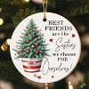Lomsoe Friendship Christmas Ornaments Gifts for Friends Sisters Ceramic Ornament for Christmas Decor Friendship Gifts for Xmas Birthday - 2 of 4