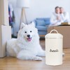 AuldHome Design Enamelware Dog Treat Jar, Modern Farmhouse Pet Treats Container - 4 of 4