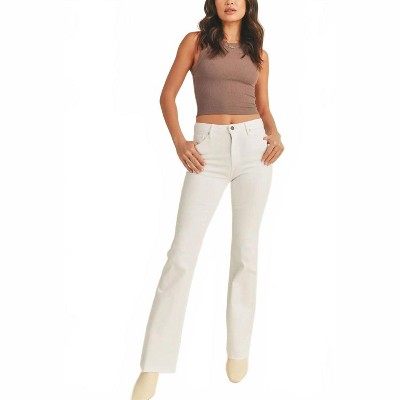 Women's Wo's Slim Bootcut Jean - JUST BLACK DENIM