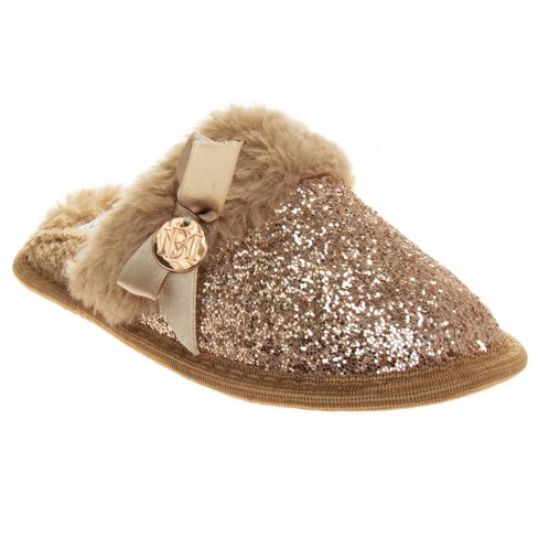 Badgley Mischka Little Kids Girls' Slippers - Pink, 1, Girl's