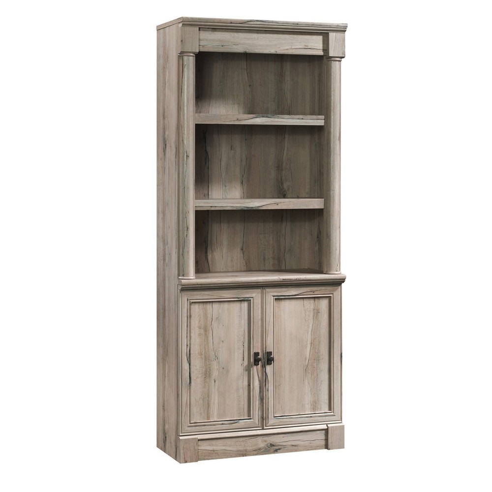 Photos - Wall Shelf Sauder 72" Palladia Library with Doors Split Oak - : Adjustable Storage, En 