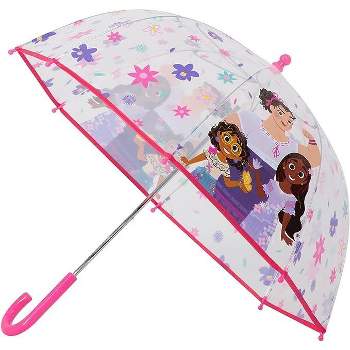 Encanto Girl's Clear Bubble Umbrella- size 3-10